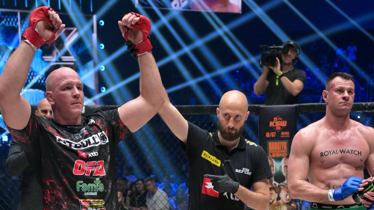 Vojčák po výhre na KSW 119.