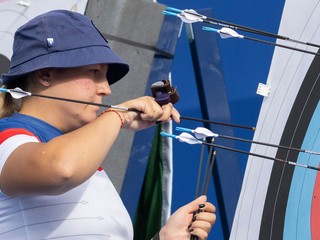 Slovenská lukostreľkyňa Denisa Baránková.