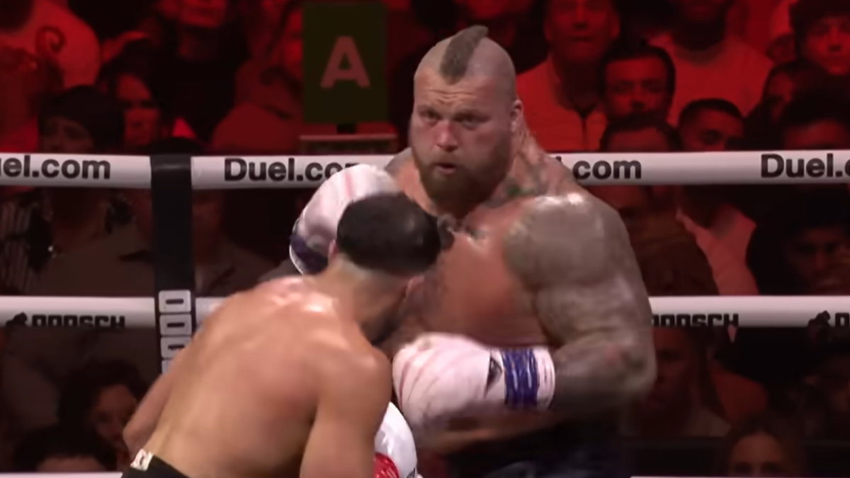 Eddie Hall v súboji s Furym.