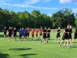 Tréning hráčov FC Žolík Malacky.