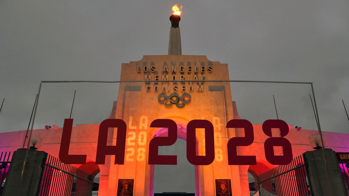 Archívna snímka štadiónu v Los Angeles.