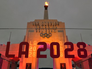Archívna snímka štadiónu v Los Angeles.