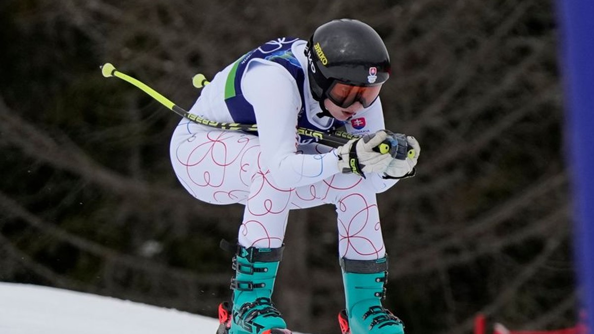 Slovenská lyžiarka Rebeka Jančová počas ZOH 2026.