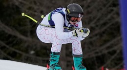 Slovenská lyžiarka Rebeka Jančová počas ZOH 2026.