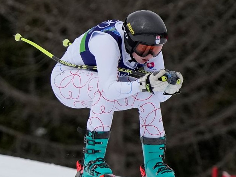 Slovenská lyžiarka Rebeka Jančová počas ZOH 2026.