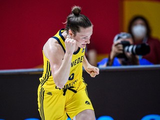 Švédska basketbalistka Frida Eldebrinková.
