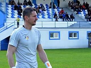 Martin Lipčák v drese MFK Slovan Sabinov. 