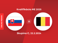 Slovensko - Belgicko: ONLINE prenos z kvalifikácia ME v basketbale 2025.