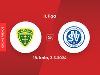 MŠK Žilina B - FK Spišská Nová Ves: ONLINE prenos zo zápasu 18. kola II. ligy.