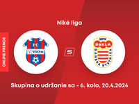 FC ViOn Zlaté Moravce - MFK Dukla Banská Bystrica: ONLINE prenos zo zápasu 6. kola skupiny o udržanie sa v Niké lige.