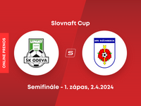 ŠK Odeva Lipany - MFK Ružomberok: ONLINE prenos z prvého zápasu semifinále Slovnaft Cupu.