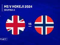 Veľká Británia - Nórsko: ONLINE prenos zo zápasu skupiny A na MS v hokeji 2024 v Česku.