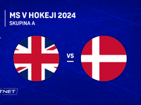 Veľká Británia - Dánsko: ONLINE prenos zo zápasu skupiny A na MS v hokeji 2024 v Česku.