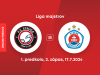 FC Struga - ŠK Slovan Bratislava: ONLINE prenos z 2. zápasu 1. predkola Ligy majstrov.