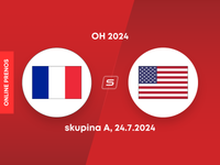 Francúzsko - USA: ONLINE prenos zo zápasu na OH 2024 