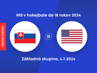 Slovensko - USA: LIVE STREAM zo zápasu MS v hokejbale do 18 rokov 2024. 