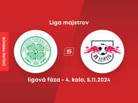 Celtic FC - RB Lipsko: ONLINE prenos zo zápasu 4. kola ligovej fázy Ligy majstrov.