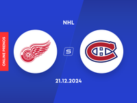 Detroit Red Wings - Montreal Canadiens: ONLINE prenos zo zápasu NHL