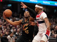 Momentka zo zápasu Cleveland Cavaliers - Washington Wizards