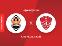 Šachtar Doneck - Stade Brest: ONLINE prenos zo zápasu 7. kola Ligy majstrov. 