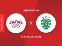 RB Lipsko - Sporting Lisabon: ONLINE prenos zo zápasu 7. kola Ligy majstrov. 