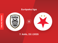 PAOK Solún - Slavia Praha: ONLINE prenos zo zápasu 7. kola Európskej ligy.