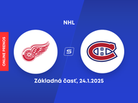 Detroit Red Wings - Montreal Canadiens: ONLINE prenos zo zápasu NHL. Predstaví sa aj Juraj Slafkovský.