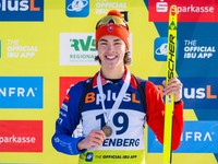 Na snímke slovenský biatlonista Artur Ischakov sa teší s bronzovou medailou, ktorú získal vo vytrvalostných pretekoch na 15 km na majstrovstvách Európy juniorov v nemeckom Altenbergu v stredu 22. januára 2025. FOTO TASR/Slovenský biatlon - Igor Stančík  

- Nemecko
- šport
- biatlon
- slovaciká
- ME
- majstrovstvá
- Európy
- juniorské
- juniori
- bronz
- bronzová
- medaila
- Ischakov