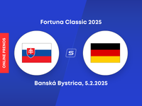 Slovensko vs. Nemecko: ONLINE prenos z prípravného zápasu v rámci podujatia Fortuna Classic (streda).