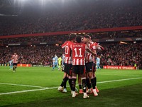 Futbalisti Athletic Bilbao na štadióne San Mames.