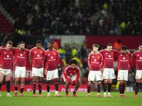 Futbalisti Manchester United po penaltovom rozstrele po zápase FA Cupu proti Fulhamu.