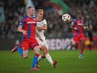 Momentka zápasu Lazio Rím - Viktoria Plzeň