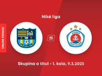 FC Košice - ŠK Slovan Bratislava: ONLINE prenos zo zápasu 1. kola skupiny o titul Niké ligy.