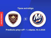 HK Dukla Trenčín - HK Dukla Ingema Michalovce: ONLINE prenos z 1. zápasu predkola play-off Tipos extraligy.