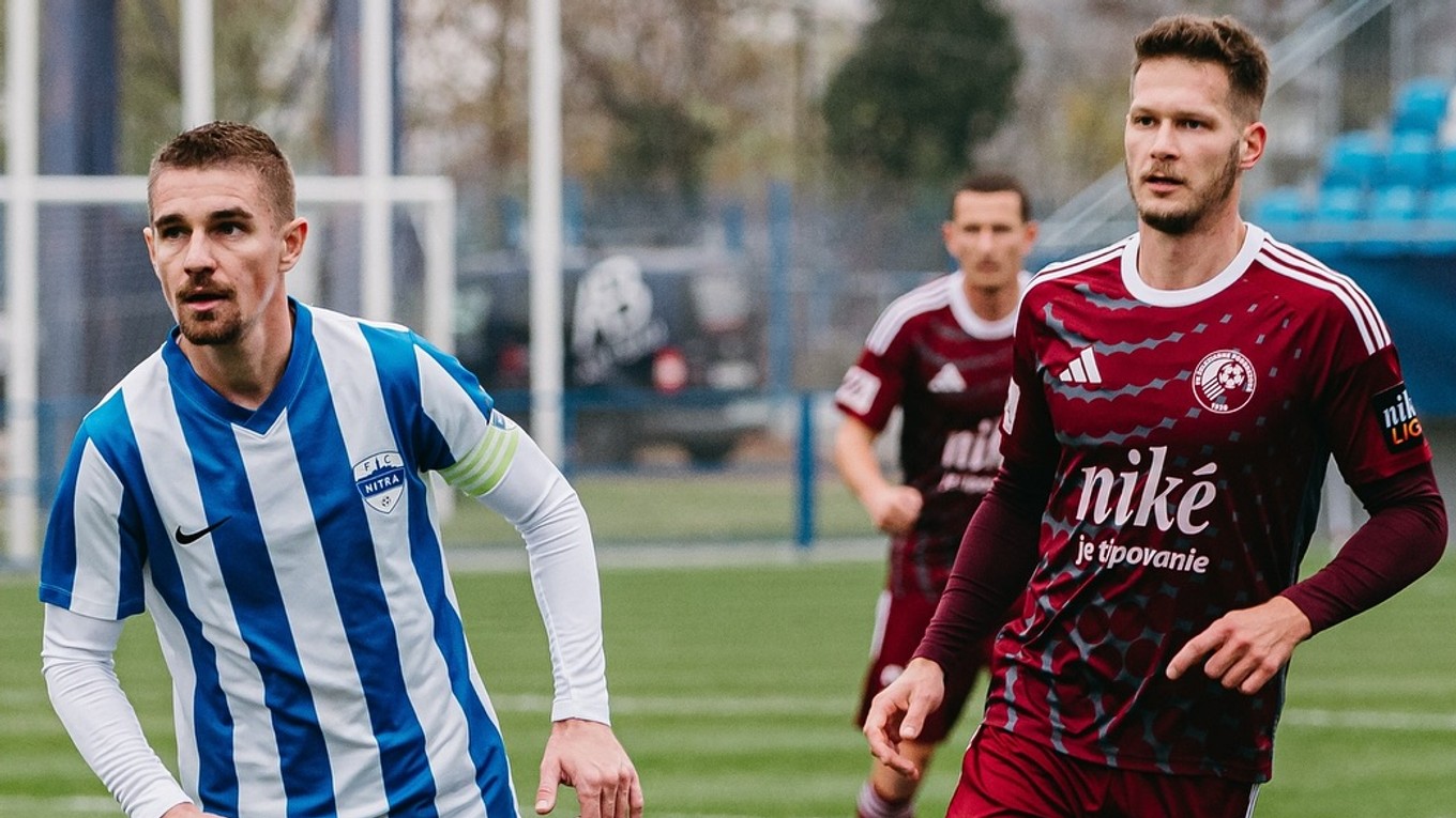 Momentka zo zápasu FC Nitra - FK Železiarne Podbrezová