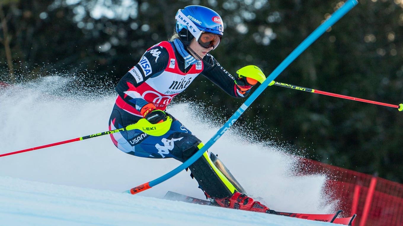 Mikaela Shiffrinová je istá držiteľka malého glóbusu za slalom. 