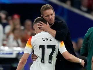 Tréner Julian Nagelsmann a Florian Wirtz.