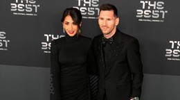 Lionel Messi a jeho manželka Antonela.