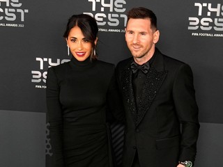 Lionel Messi a jeho manželka Antonela.