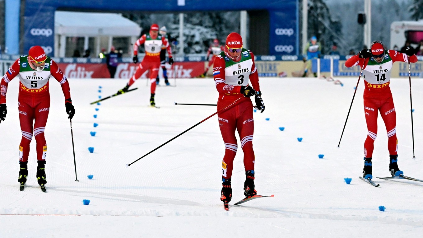 Súboj ruských bežcov na lyžiach ovládol Alexander Boľšunov. 