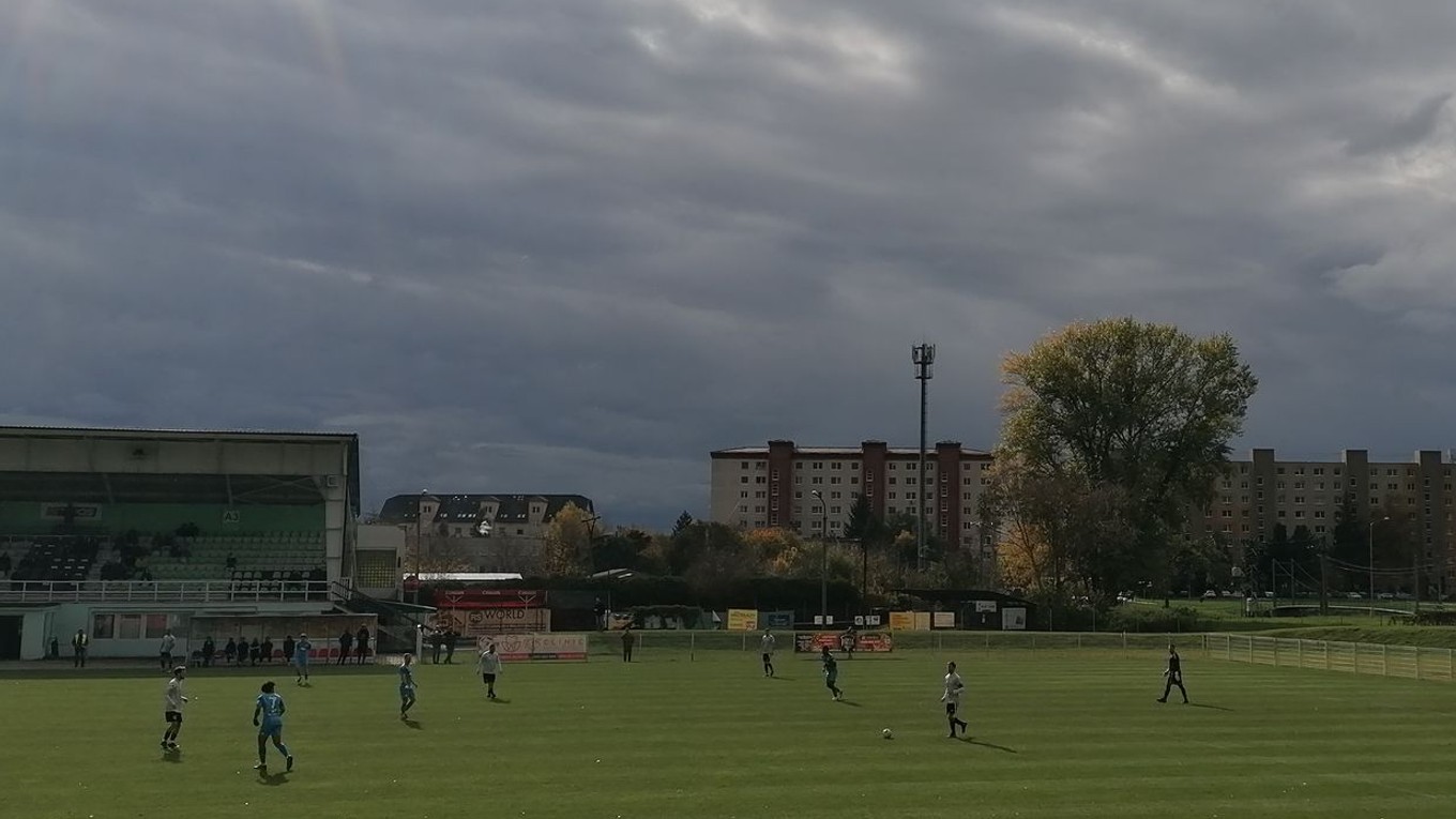 Momentka zo zápasu Rimavská Sobota - Oravské Veselé.
