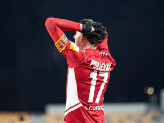 Róbert Polievka v drese MFK Dukla Banská Bystrica.