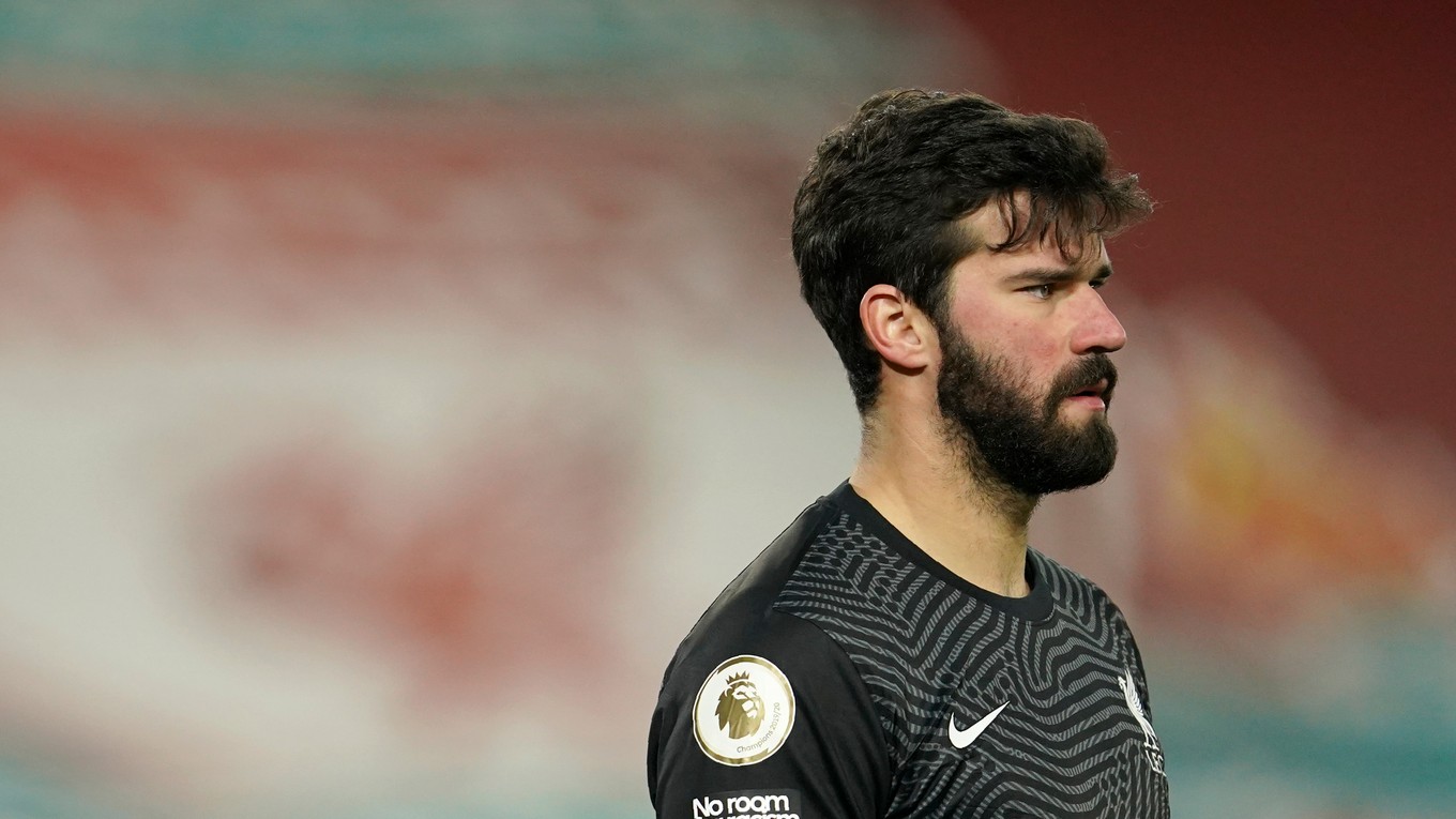 Brankár FC Liverpool Alisson Becker.