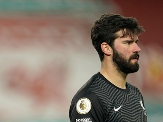 Brankár FC Liverpool Alisson Becker.