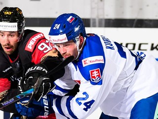 Momentka zo zápasu Nemecko - Slovensko.