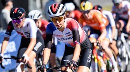 Na snímke je slovenská cyklistka Viktória Chladoňová.