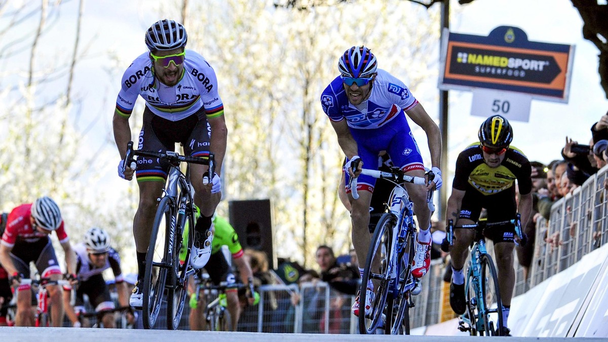 Slovenský cyklista Peter Sagan zvíťazil v 5. etape pretekov Tirreno - Adriatico 2017.