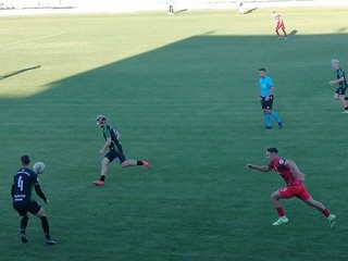 Momentka zo zápasu Lipany - Vranov. 