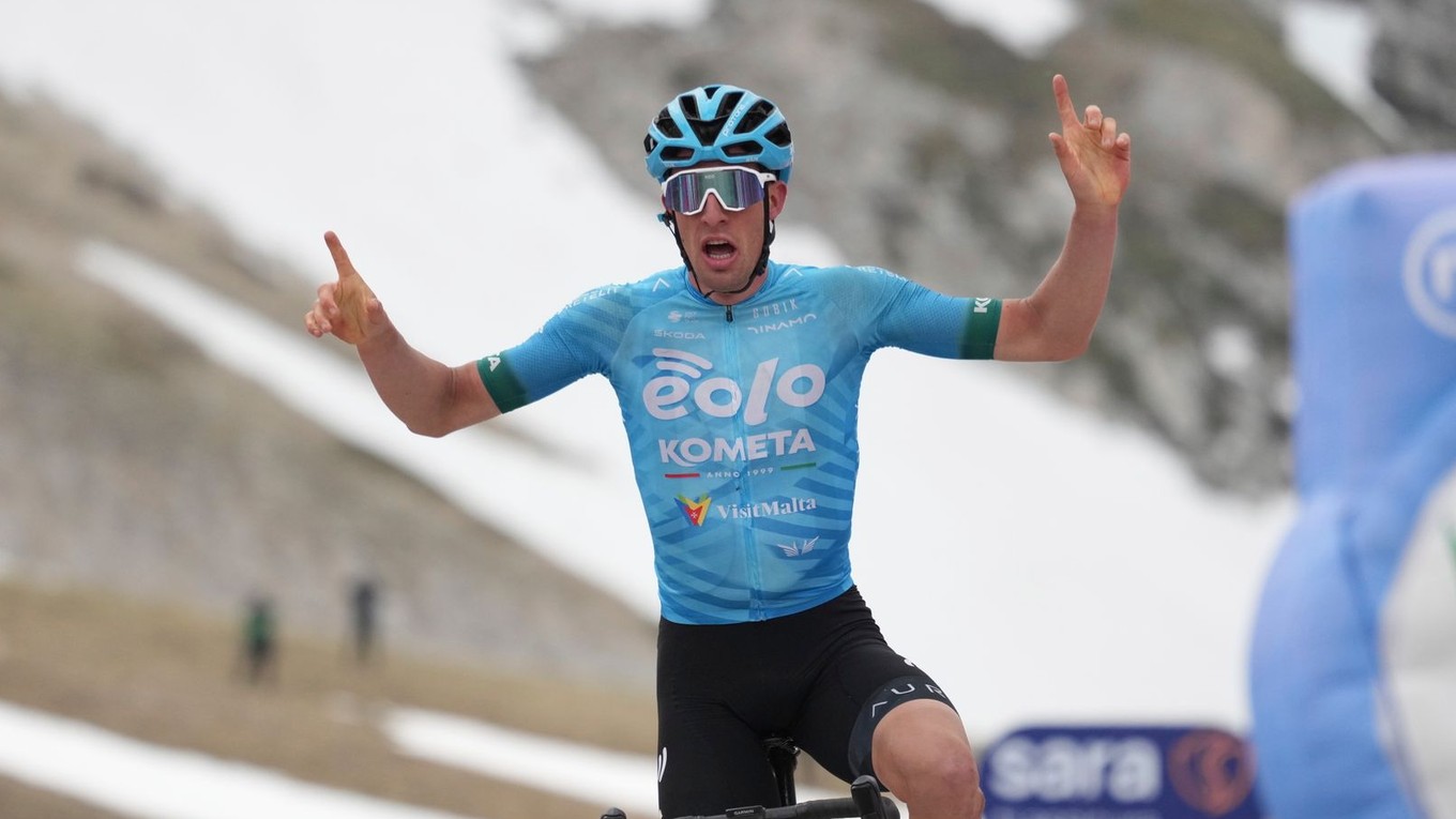 Talian Davide Bais šokujúco vyhral siedmu etapu Giro d'Italia 2023.