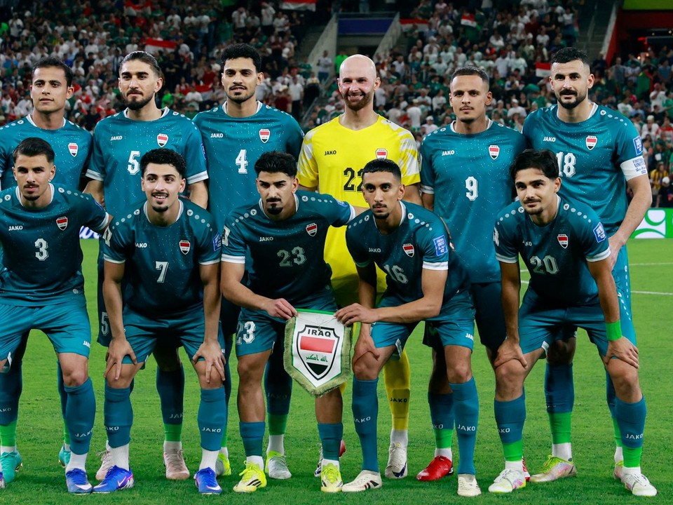 Futbalisti Iraku.